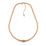 Video Collana Universo Media Sfere A Scalare Oro Lucido Rosa e Diamanti