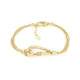 Venere Big Dots and Dashes Chain Bracelet