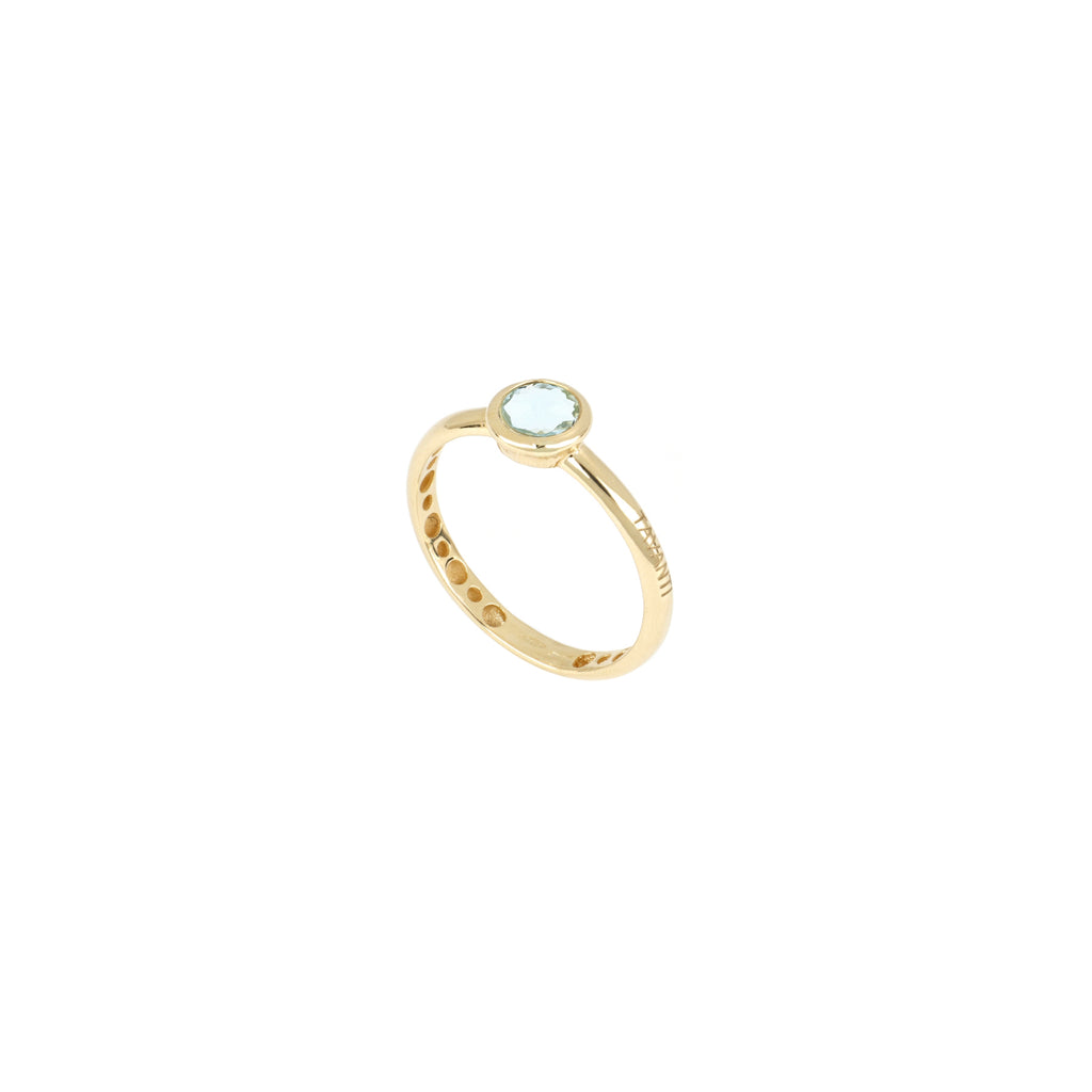 Video Anello Luna con Topazio